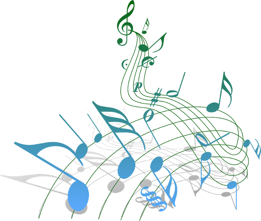 music, notes, clef